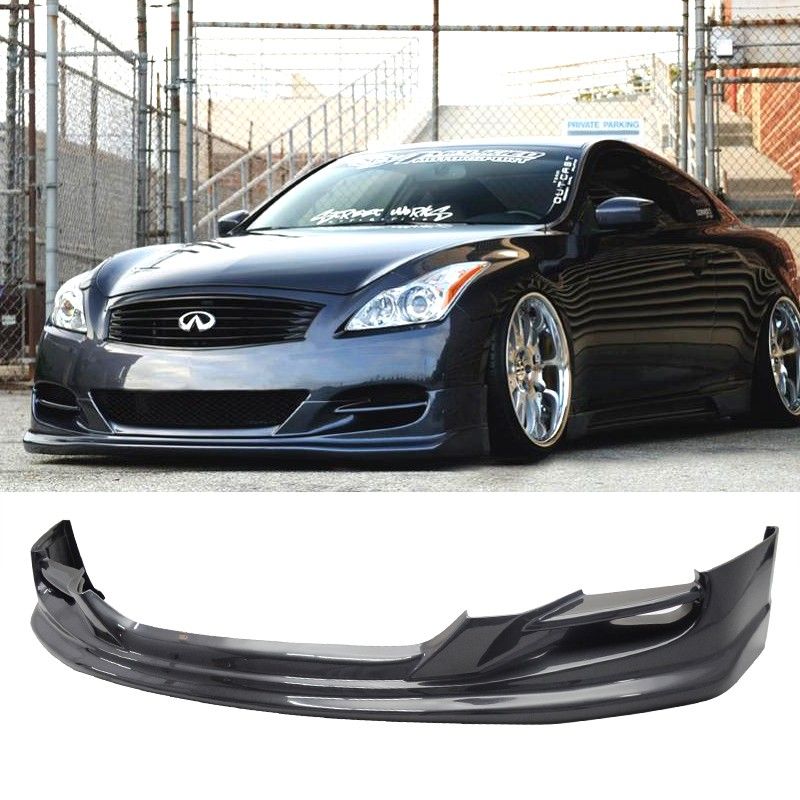 20082010 Infiniti G37S 2DR Coupe TS Polyurethane Front Bumper Lip