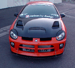 2003-2005 Dodge Neon & SRT4 Ram Air Functional Carbon Fiber Hood - CBD-DGRT4-CFHD