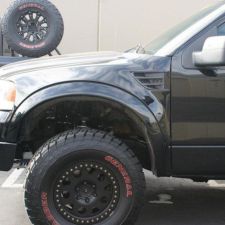 2004-2008 Ford F-150 F-150 to Raptor Front Fenders Wide-Body 4" Flare 3" Rise - Pair - AFC-133