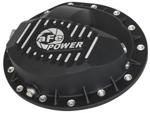 1998-2006 GMC Sierra 1500 GMT800 V8 5.3L Rear Differential Cover Machined Fins Pro Series - 46-70372