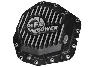2017-2019 Ford F-450 Super Duty Turbo Diesel V8 6.7L Rear Differential Cover Machined Fins Pro Series - 46-70382