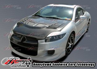2006-2010 Mitsubishi Eclipse R1 Carbon Fiber Hood