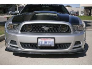 2013-2014 Ford Mustang V6/GT/Boss Carbon Fiber Front Bumper Lip Spoiler - TC1002