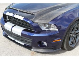 2010-2014 Ford Mustang GT500 Carbon Fiber OEM OEM Style Front Bumper Lip Spoiler