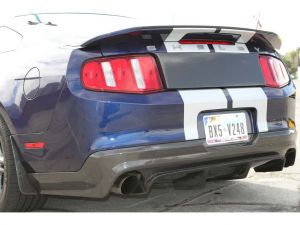 2010-2012 Ford Mustang V6/GT/GT500 Carbon Fiber Rear Diffuser - TC10025-LG58