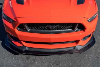 2015-2016 Ford Mustang Carbon Fiber Front Splitter - TC10026-LG258