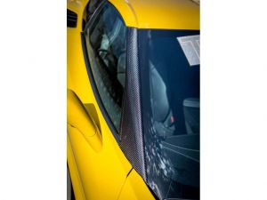 2014-2015 Chevy Corvette Stingray Carbon Fiber Exterior A-Pillars - Pair - TC302