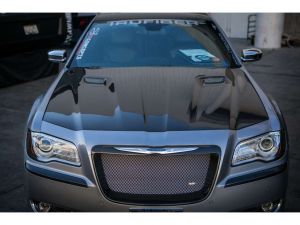 2011-2023 Chrysler 300/300c RTC Functional Ram Air Carbon Fiber Hood - TC60021-A