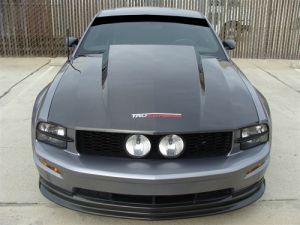 2005-2009 Ford Mustang 3" Cowl Functional Heat Extractor Carbon Fiber Hood - TC1