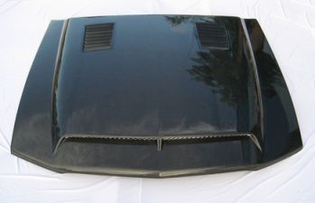 2007-2009 Ford Mustang GT500 Venom Dual-Functional Ram Air Carbon Fiber Hood - T