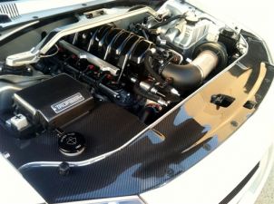 05-07 Chrysler 300 V6 Carbon Fiber Radiator Cover