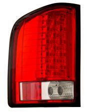 2007-2008 Chevy Silverado Truck LED Taillights - Red / Clear - 03-CL07TLED