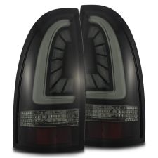 05-15 Toyota Tacoma PRO-Series LED Tail Lights Jet Black by AlphaRex - 680030