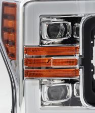17-19 Ford F-250/F-350 Super Duty PRO-Series Projector Headlights Chrome by AlphaRex - 880107