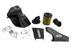 AWE AirGate Carbon Fiber Intake for Audi B9 SQ5 3.0T - With Lid - 2660-15060