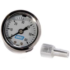 Liquid Filled Fuel Pressure Gauge & Adapter by BBK Performance - 1617