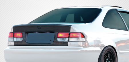 1996-2000 Honda Civic 2DR Carbon Fiber OEM Trunk - 1 Piece - 106381