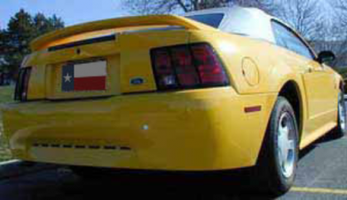 1999-2004 Ford Mustang 2DR GT Post Spoiler Wing - ABS-510