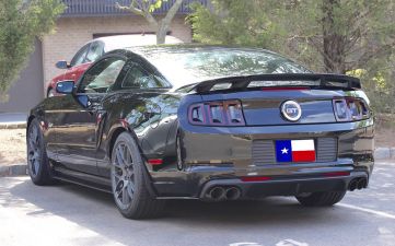 2010-2014 Ford Mustang 2DR Factory 4 Post Spoiler Wing - FG-534