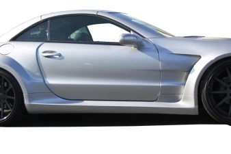 2003-2012 Mercedes SL Class R230 AF-Signature 1 Series Wide Body Conversion Side Skirts ( GFK ) - 2 Piece - 108021