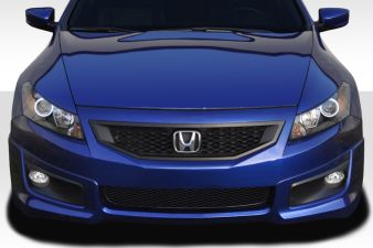 2008-2010 Honda Accord 2DR Duraflex HFP V2 Look Front Lip Under Spoiler Air Dam - 1 Piece - 115206