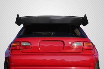 1992-1995 Honda Civic HB Carbon Creations RBS Wing Spoiler - 3 piece - 115445