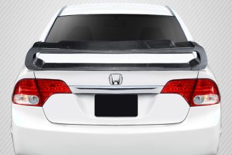 2006-2011 Honda Civic 4DR Carbon Creations Type M Wing Spoiler - 4 Piece - 115446