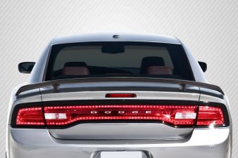 2011-2014 Dodge Charger Carbon Creations SRT Look Rear Wing Trunk Lid Spoiler - 1 Piece - 115526