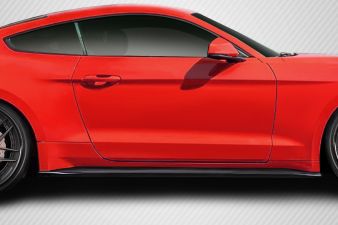 2015-2022 Ford Mustang Carbon Creations KT Side Skirt Rocker Panels - 2 Piece - 115536