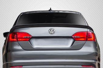 2011-2014 Volkswagen Jetta Carbon Creations R Look Rear Wing Trunk Lid Spoiler - 3 Piece - 115569