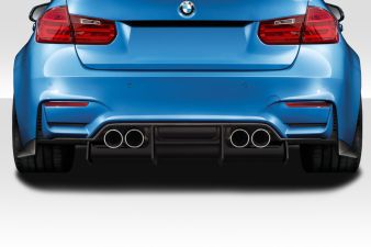 2014-2018 BMW M3 F80 2014-2020 M4 F82 F83 Duraflex Plasma Rear Diffuser - 4 Piece - 115728