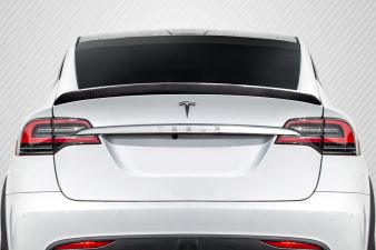 2016-2022 Tesla Model X Carbon Creations High Kick Rear Wing Spoiler - 1 Piece - 115815