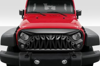 2007-2018 Jeep Wrangler Duraflex Monster Grille - 1 Piece - 115822