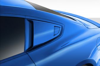 2015-2020 Ford Mustang Duraflex MC Design Rear Window Scoops - 2 Piece - 115827