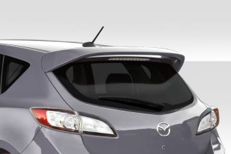 2010-2013 Mazda 3 Duraflex Turbo Look Rear Roof Wing Spoiler- 1 Piece - 115974