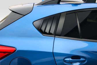 2018-2022 Subaru XV Crosstrek Duraflex Fennec Outdoors Edition Rear Window Scoops - 2 Piece - 116000