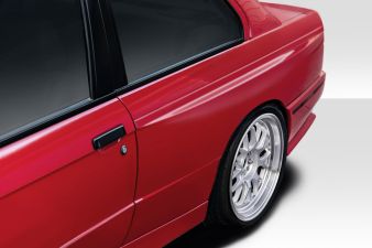 1984-1991 BMW 3 Series E30 2DR Duraflex M3 Look Wide Body Rear Fenders - 2 Piece - 116008
