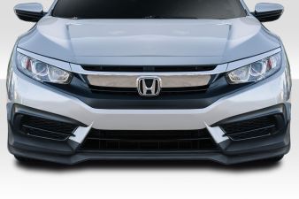 2016-2018 Honda Civic 2DR 4DR Duraflex Type M Front Lip Under Spoiler - 1 Piece - 116063