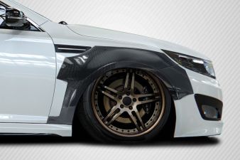 2011-2013 Kia Optima Carbon Creations CPR Wide Body Front Fender Flares - 4 Piece - 116248