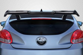 2012-2017 Hyundai Veloster Carbon Creations Nobo Rear Wing Spoiler - 3 Piece (non turbo) - 116459