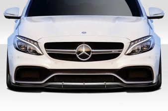 2015-2020 Mercedes C63 W205 Duraflex BS Front Lip Under Spoiler - 1 Piece (C63 AMG Front Bumper Cover Only) - 116699