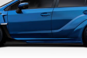 2015-2020 Subaru WRX STI Duraflex VRS Wide Body Side Side Skirt Rocker Panels - 6 Piece - 116962