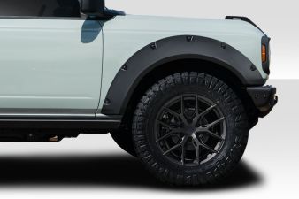 2021-2023 Ford Bronco Duraflex Extreme Country Front Fender Flares - 2 Piece - 118092