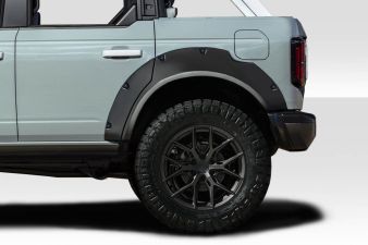 2021-2023 Ford Bronco Duraflex Extreme Country Rear Fender Flares - 4 Piece - 118093