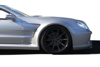 2003-2012 Mercedes SL Class R230 AF Signature 2 Series Wide Body Conversion Front Fenders (GFK) 2PC - 108017