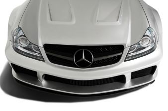 2003-2012 Mercedes SL Class R230 Carbon AF Signature 1 Series Wide Body Conversion Front Add On Spoiler (CFP) 1PC - 108020
