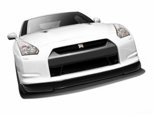 2009-2011 Nissan GT-R R35 Carbon AF-2 Front Add-On Spoiler (CFP) 1PC - 108539