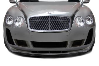 2003-2010 Bentley Continental GT GTC Carbon AF-2 Front Lip Spoiler (CFP) 1PC (Must be used with Carbon AF-2 Front Bumper) - 113189