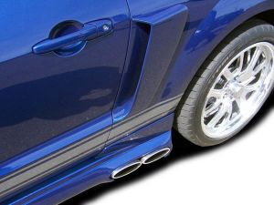 2005-2009 Ford Mustang Couture Urethane CVX Side Scoop 2PC - 104798