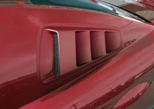 2010-2014 Ford Mustang Duraflex Circuit Window Scoop Louvers - 2PC - 105867
